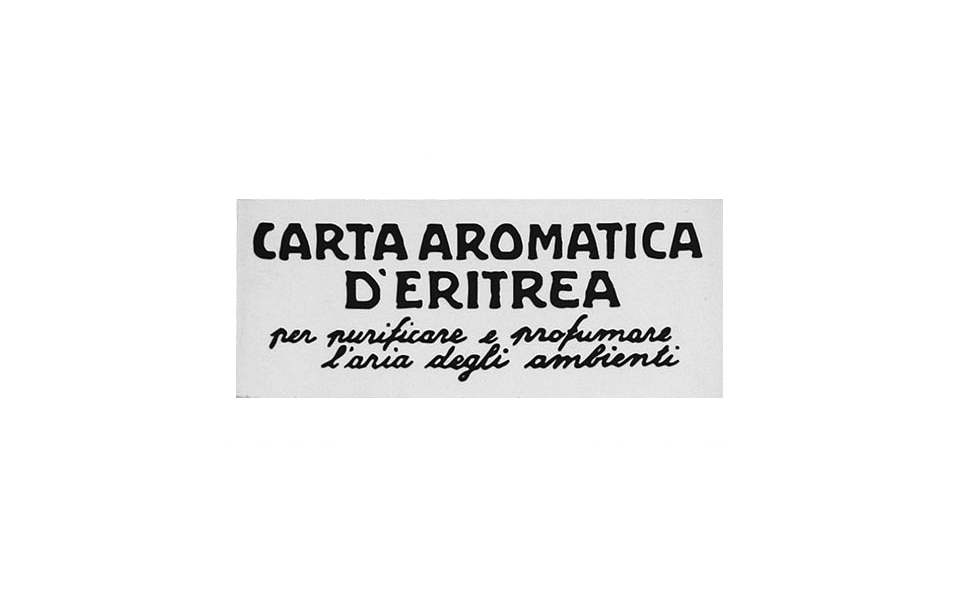 Carta Aromatica D Eritrea.Carta Aromatica D Eritrea